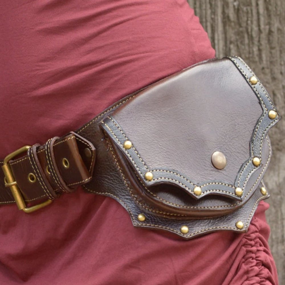 ✨HOST PICK✨ FABULOUS HAND CRAFT LEATHER UTILITY FESTIVAL TRAVEL BELT!! - Picture 2 of 8